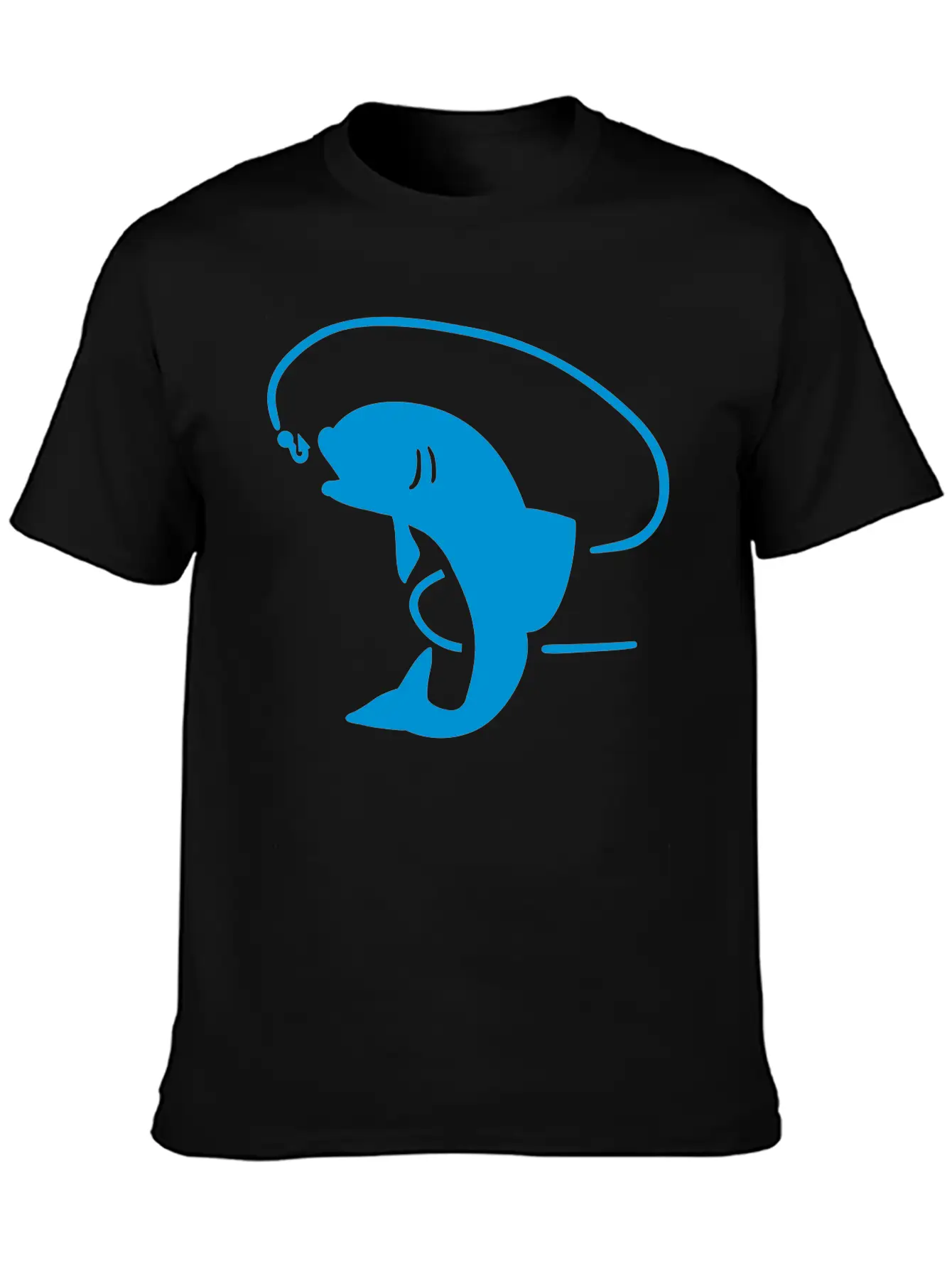 Fish Fishing Unisex Short Sleeve Soft Cotton T-Shirt – Casual Everyday Wear
