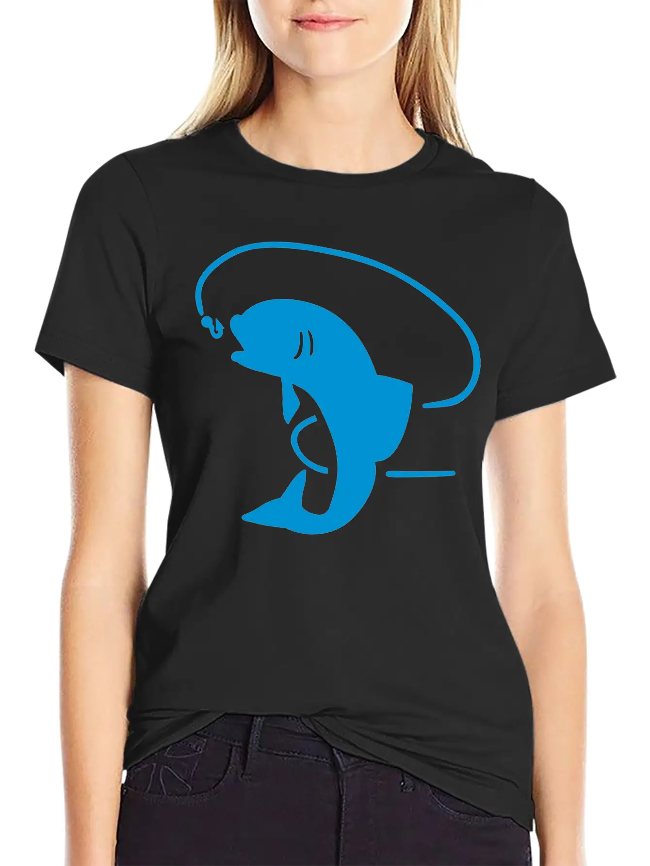 Fish Fishing Unisex Short Sleeve Soft Cotton T-Shirt – Casual Everyday Wear