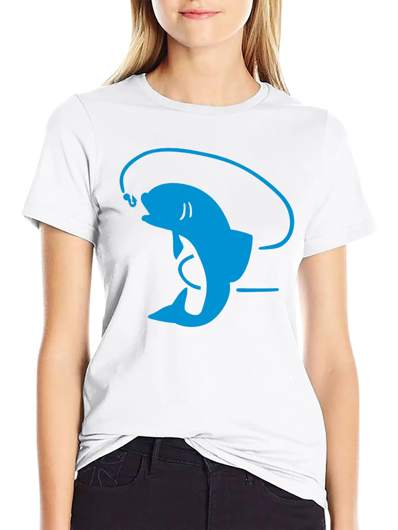 Fish Fishing Unisex Short Sleeve Soft Cotton T-Shirt – Casual Everyday Wear