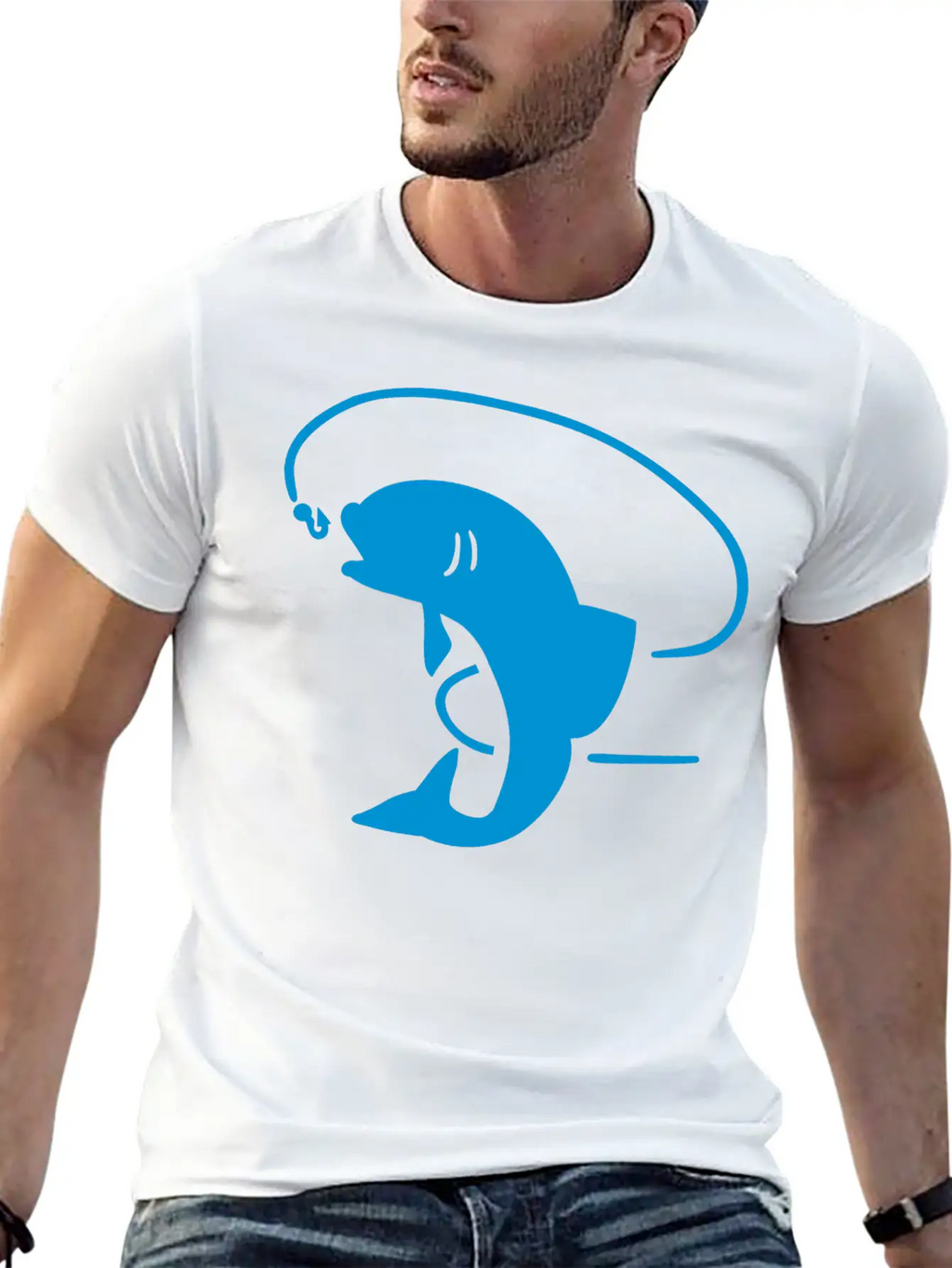 Fish Fishing Unisex Short Sleeve Soft Cotton T-Shirt – Casual Everyday Wear