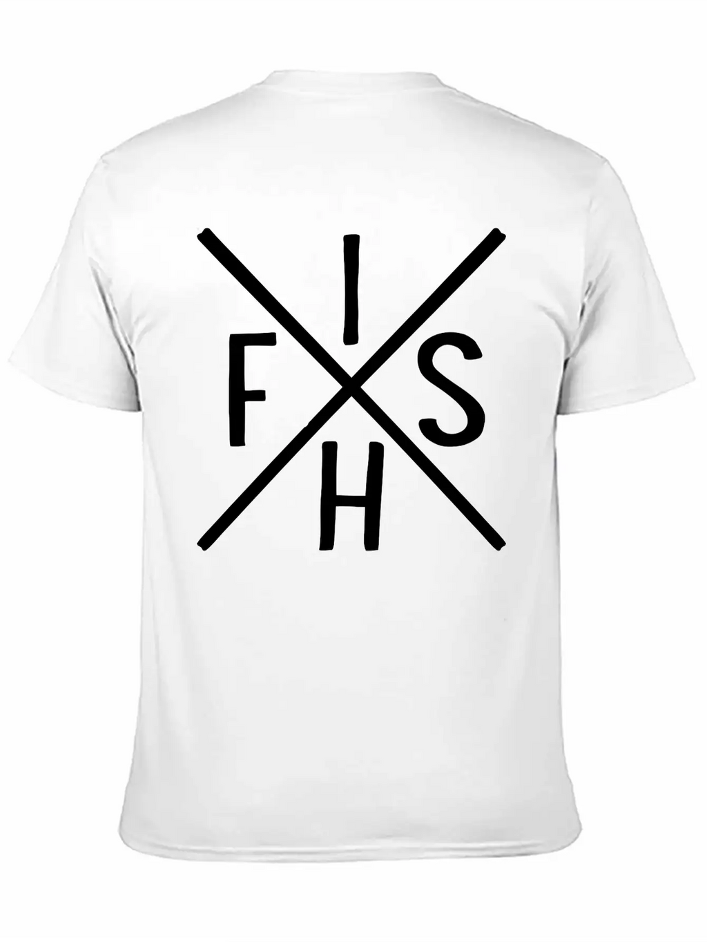 Fish Unisex Short Sleeve Soft Cotton T-Shirt – Casual Everyday Wear
