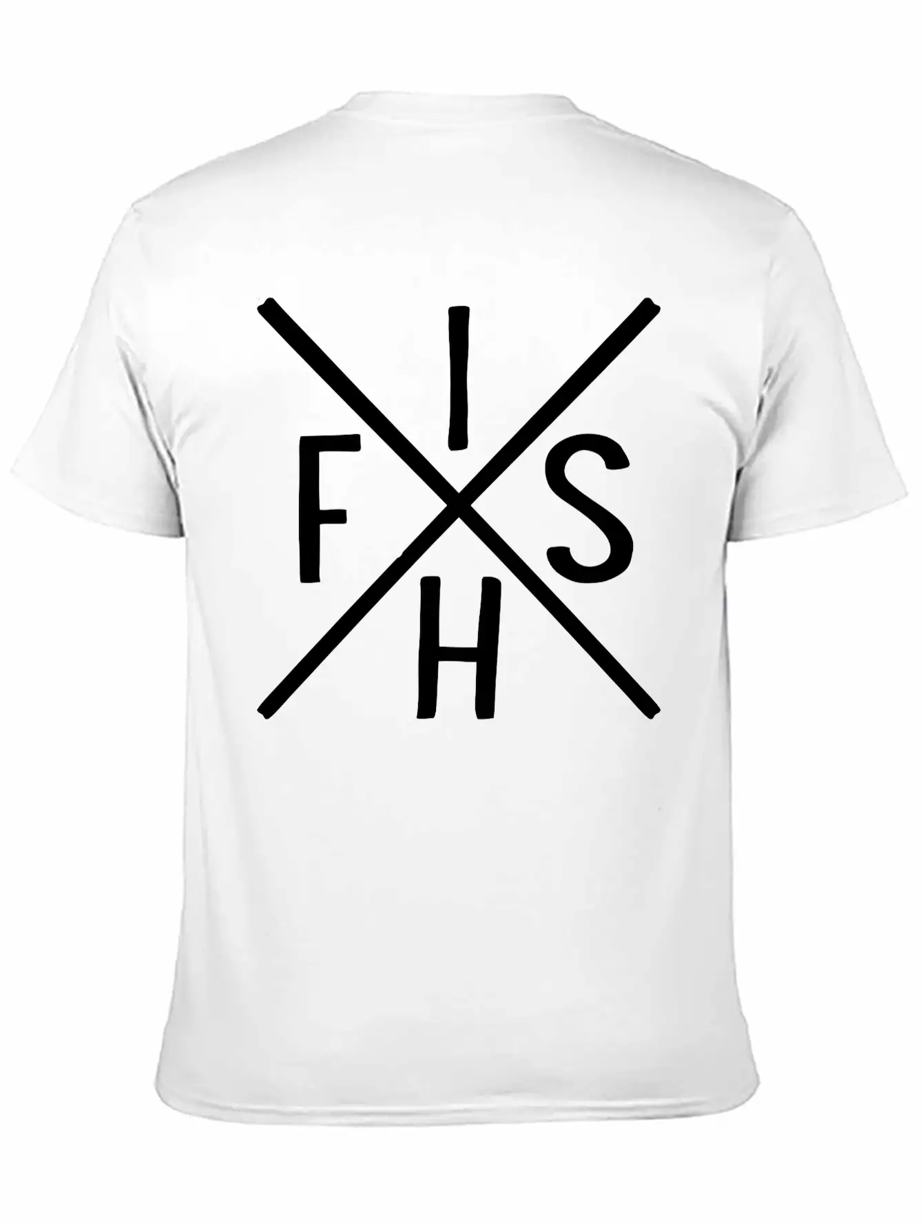 Fish Unisex Short Sleeve Soft Cotton T-Shirt – Casual Everyday Wear