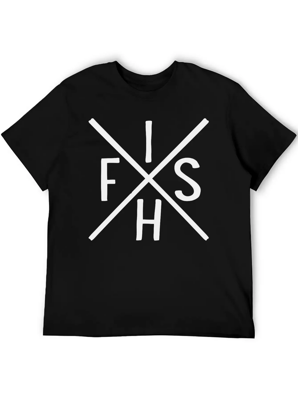 Fish Unisex Short Sleeve Soft Cotton T-Shirt – Casual Everyday Wear