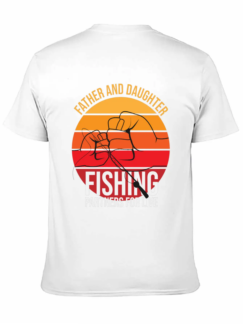 Fishing Father And Daughter Fishing Partners For L Essential Cotton Tee For Daily Outfits – Unisex Style