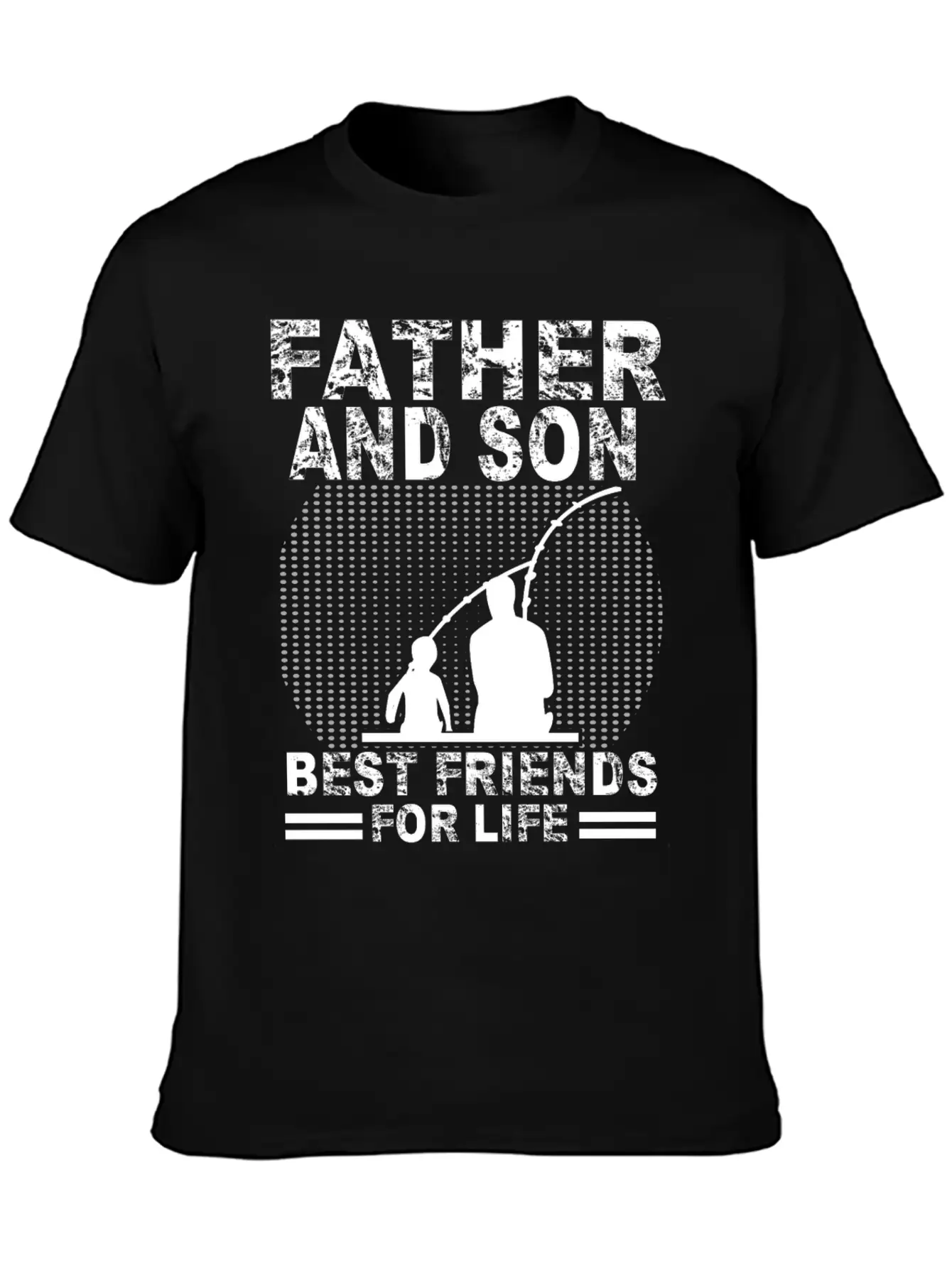 Fishing Father And Son Best Friends For Life Fish Breathable Soft Cotton T-Shirt – Timeless Casual Look