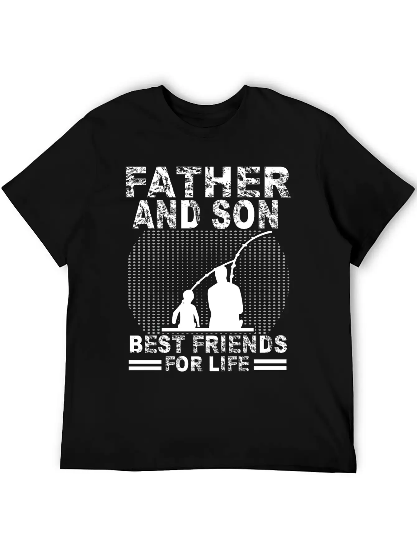 Fishing Father And Son Best Friends For Life Fish Breathable Soft Cotton T-Shirt – Timeless Casual Look