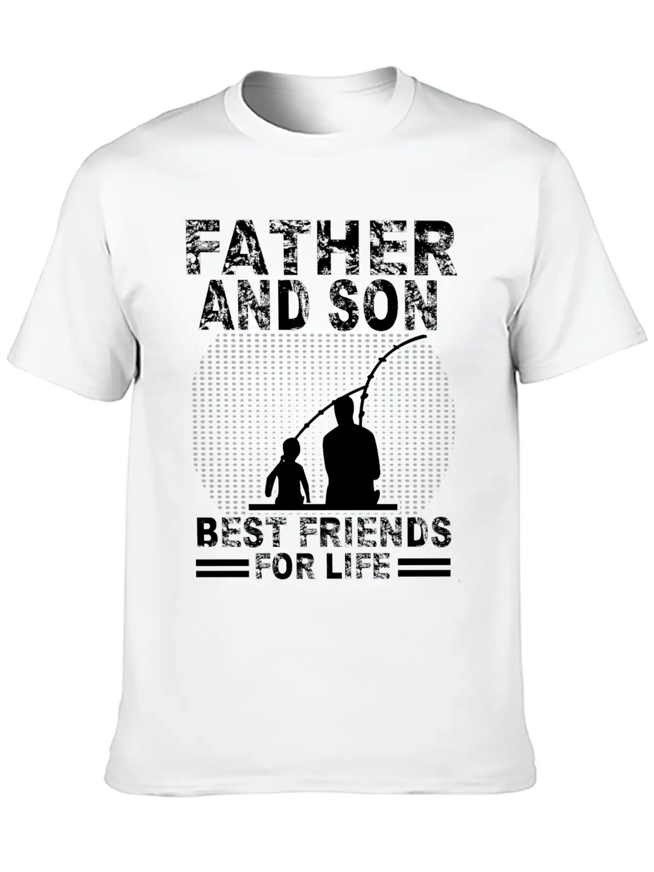 Fishing Father And Son Best Friends For Life Fish Breathable Soft Cotton T-Shirt – Timeless Casual Look