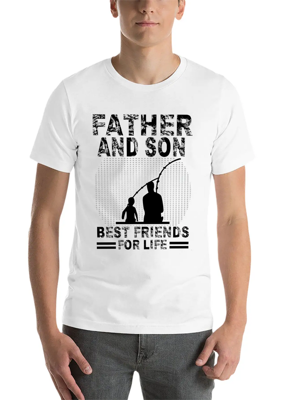 Fishing Father And Son Best Friends For Life Fish Breathable Soft Cotton T-Shirt – Timeless Casual Look