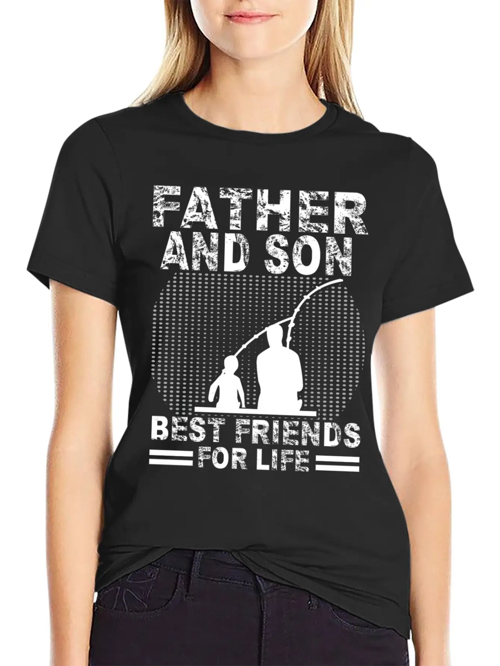 Fishing Father And Son Best Friends For Life Fish Breathable Soft Cotton T-Shirt – Timeless Casual Look