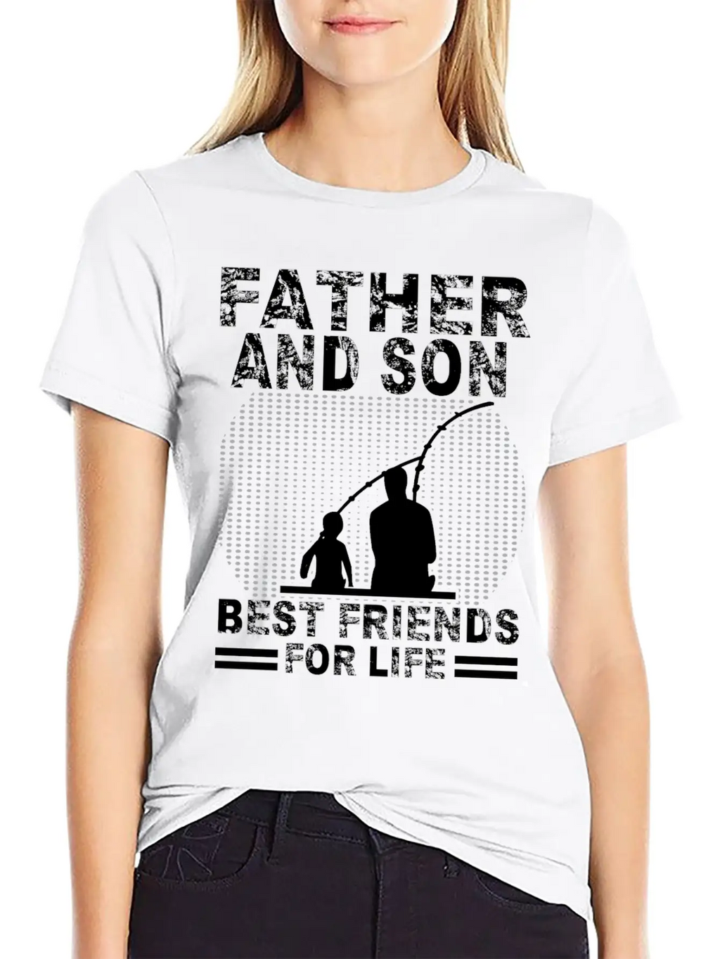 Fishing Father And Son Best Friends For Life Fish Breathable Soft Cotton T-Shirt – Timeless Casual Look