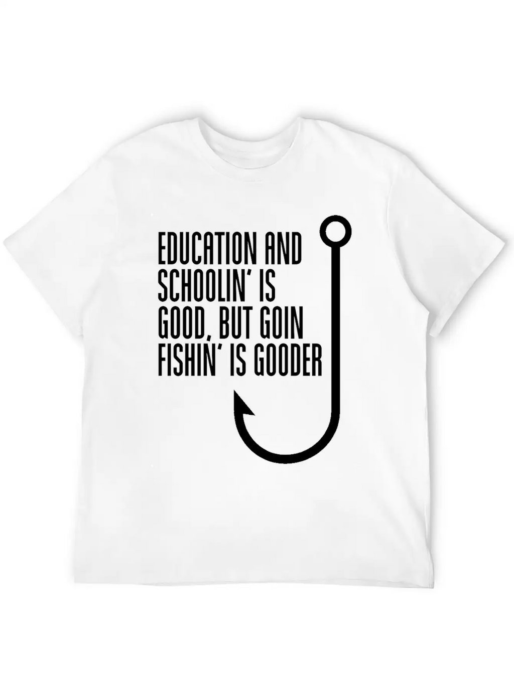 Fishing Fish Classic Fit Graphic Tee For Daily Comfort – Unisex Cotton Shirt