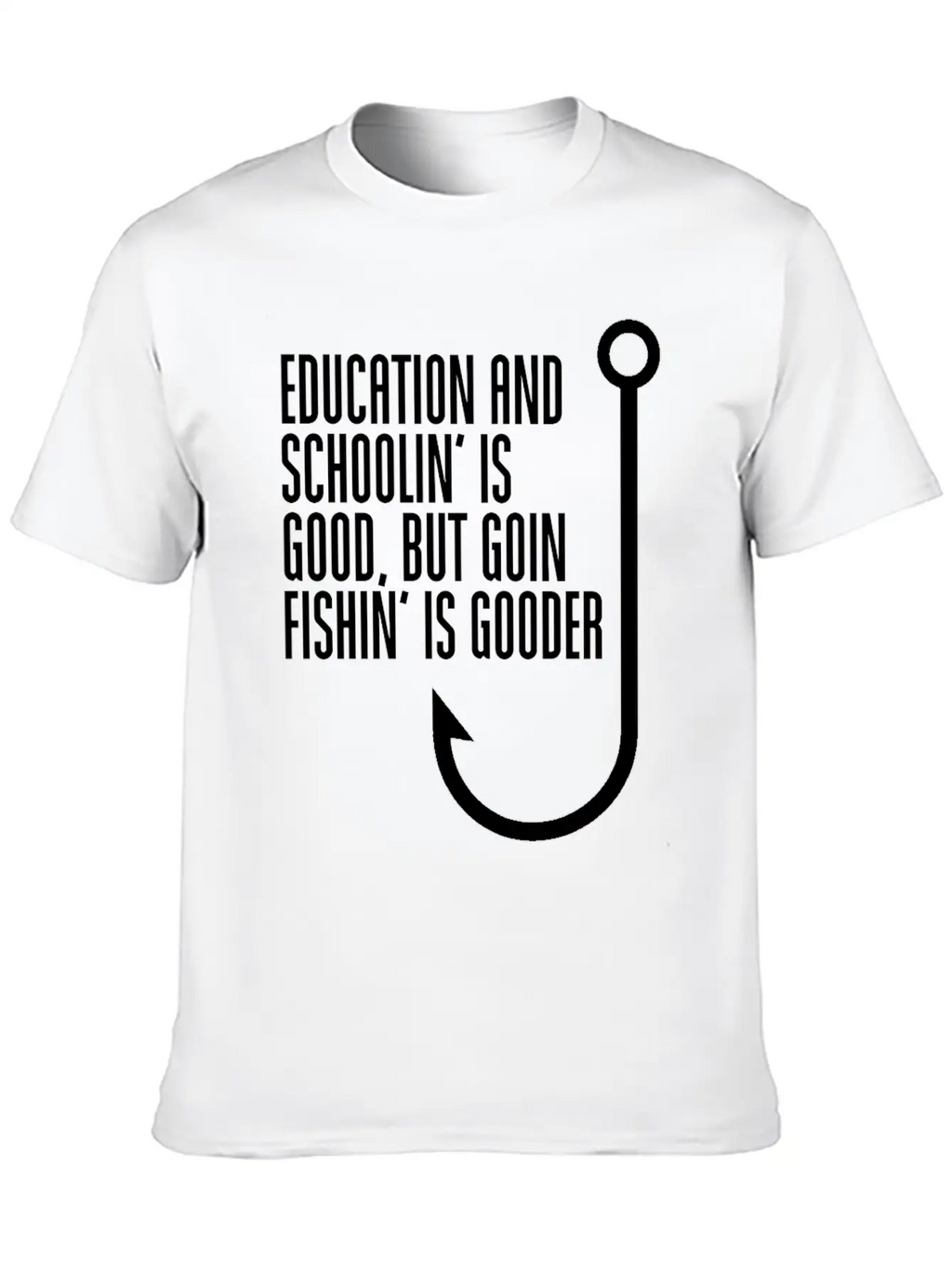 Fishing Fish Classic Fit Graphic Tee For Daily Comfort – Unisex Cotton Shirt