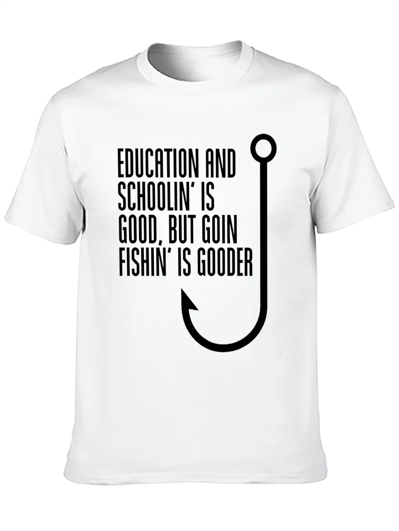 Fishing Fish Classic Fit Graphic Tee For Daily Comfort – Unisex Cotton Shirt