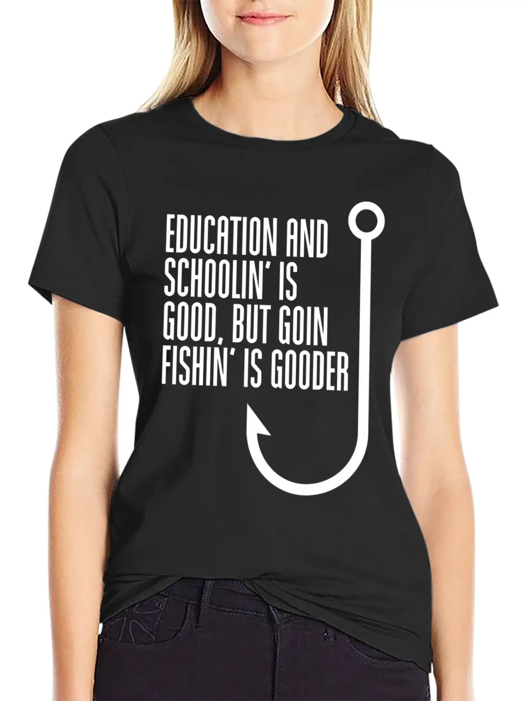 Fishing Fish Classic Fit Graphic Tee For Daily Comfort – Unisex Cotton Shirt
