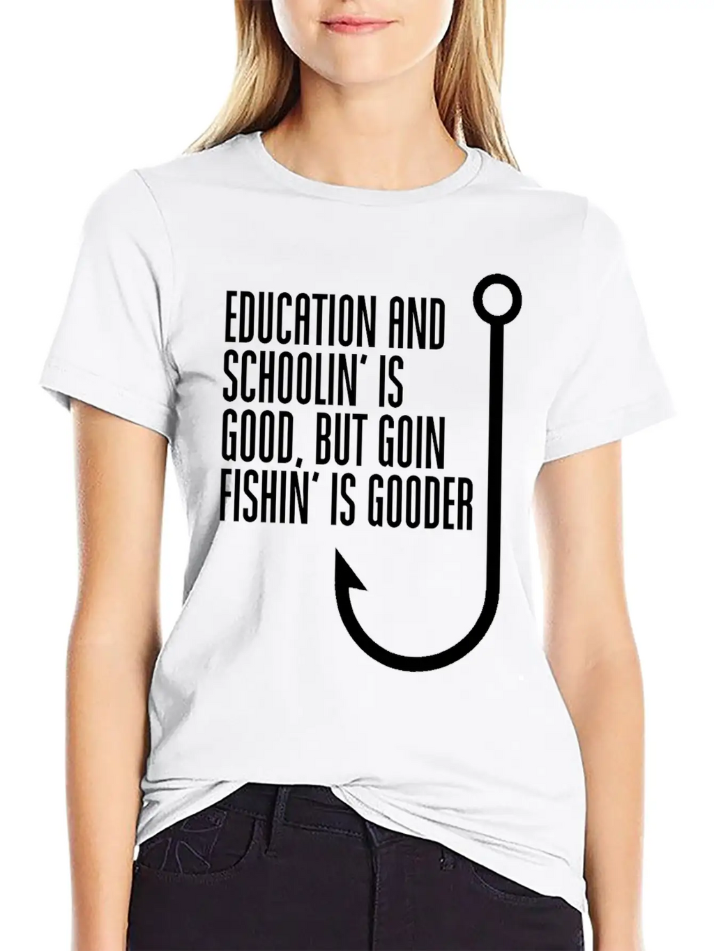 Fishing Fish Classic Fit Graphic Tee For Daily Comfort – Unisex Cotton Shirt