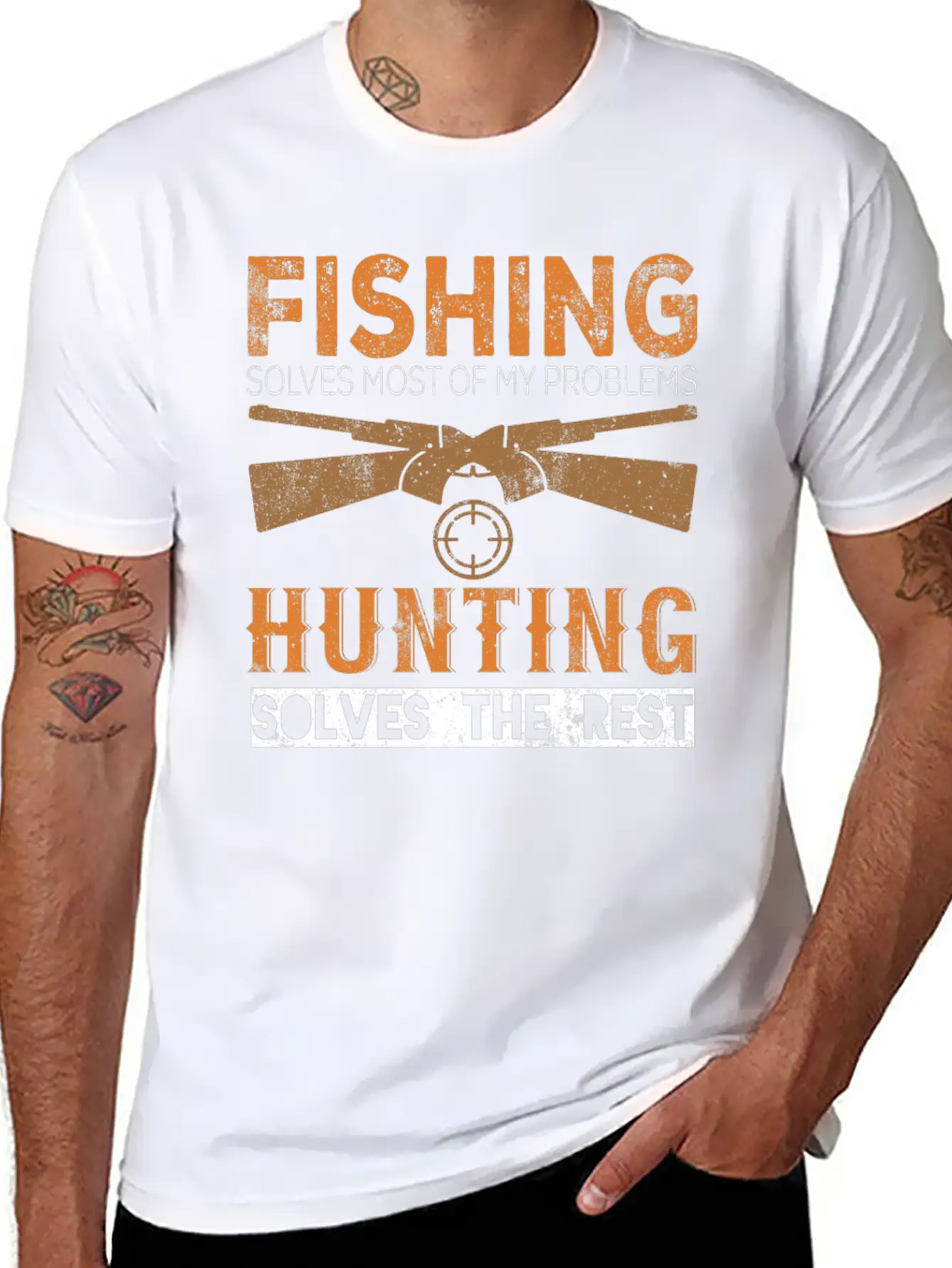 Fishing Fish Fisherman Fishing Rod Fish Hook Gift Breathable Soft Cotton T-Shirt – Timeless Casual Look