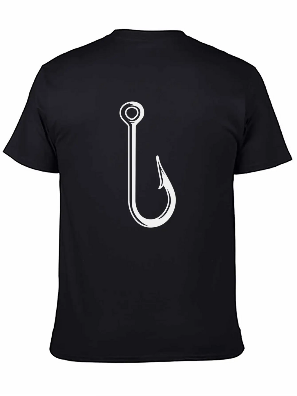 Fishing Hook Essential Cotton Tee For Daily Outfits – Unisex Style