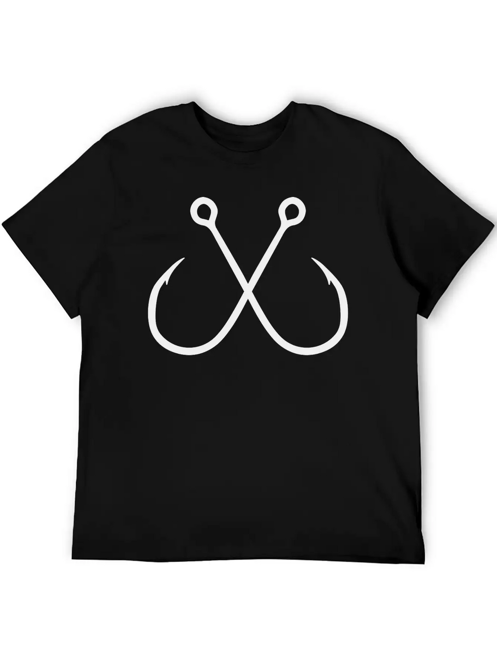 Fishing Hook Unisex Casual T-Shirt – Clean Design For Daily Comfort