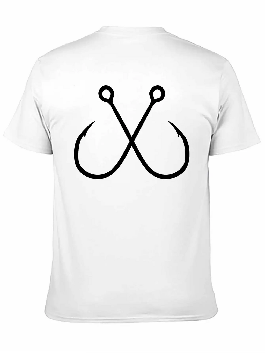 Fishing Hook Unisex Casual T-Shirt – Clean Design For Daily Comfort