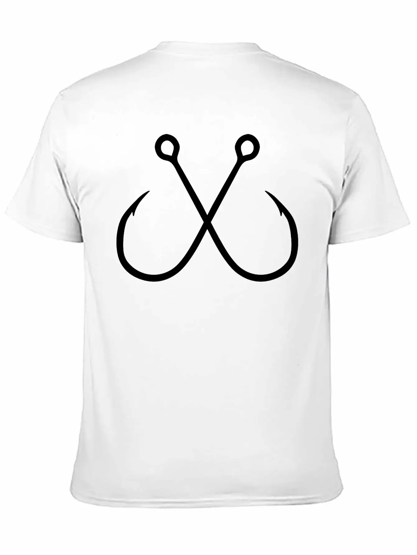 Fishing Hook Unisex Casual T-Shirt – Clean Design For Daily Comfort
