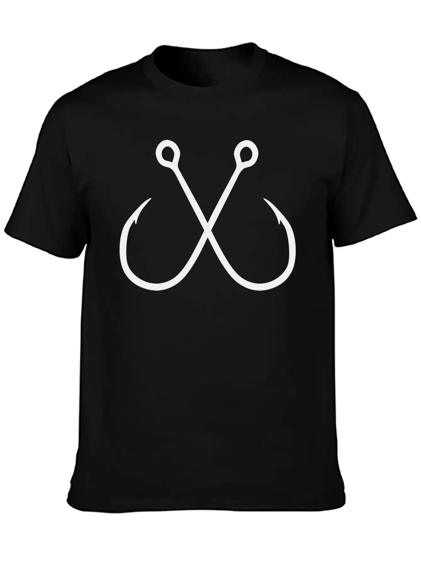 Fishing Hook Unisex Casual T-Shirt – Clean Design For Daily Comfort