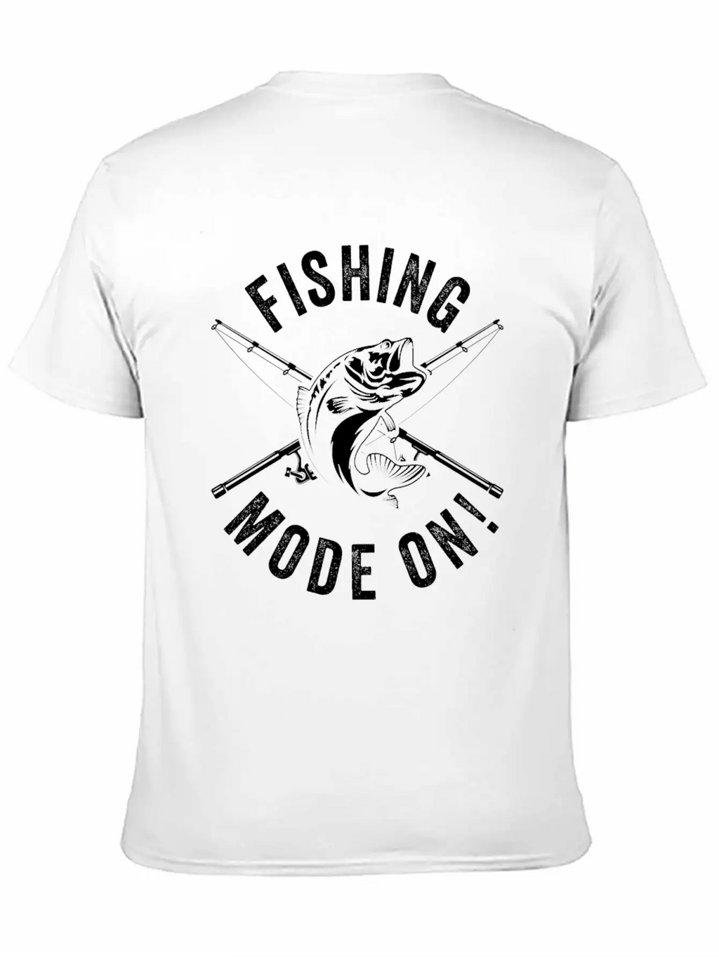 Fishing Mode On - Fisherman Fish Fishing Anglers Stylish Everyday T-Shirt – Unisex Basic Cotton Tee