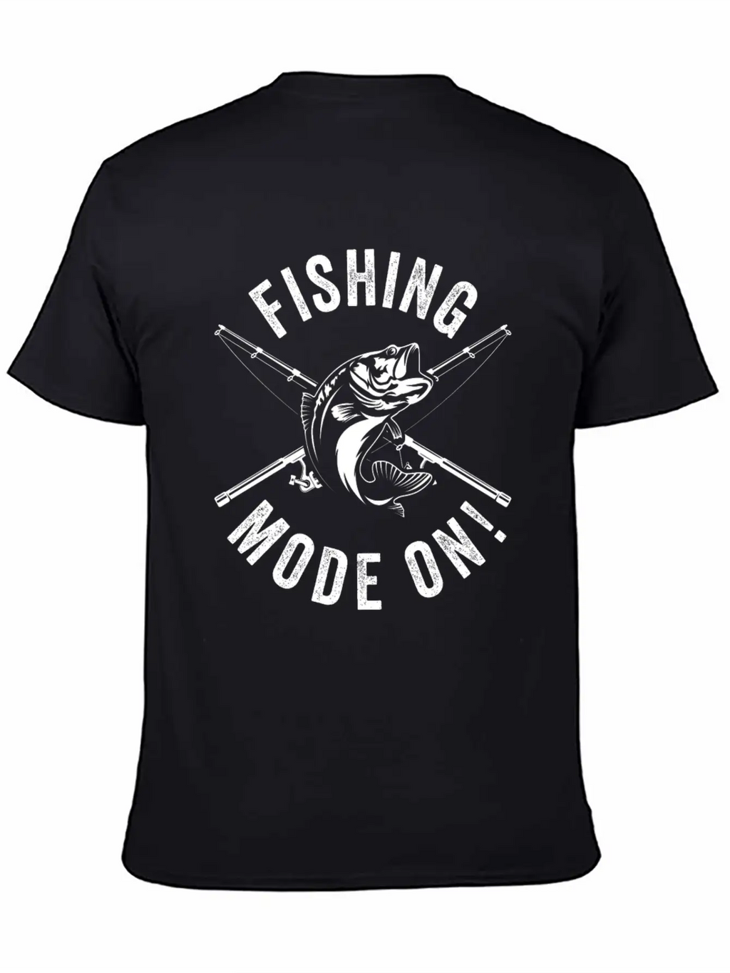 Fishing Mode On - Fisherman Fish Fishing Anglers Stylish Everyday T-Shirt – Unisex Basic Cotton Tee