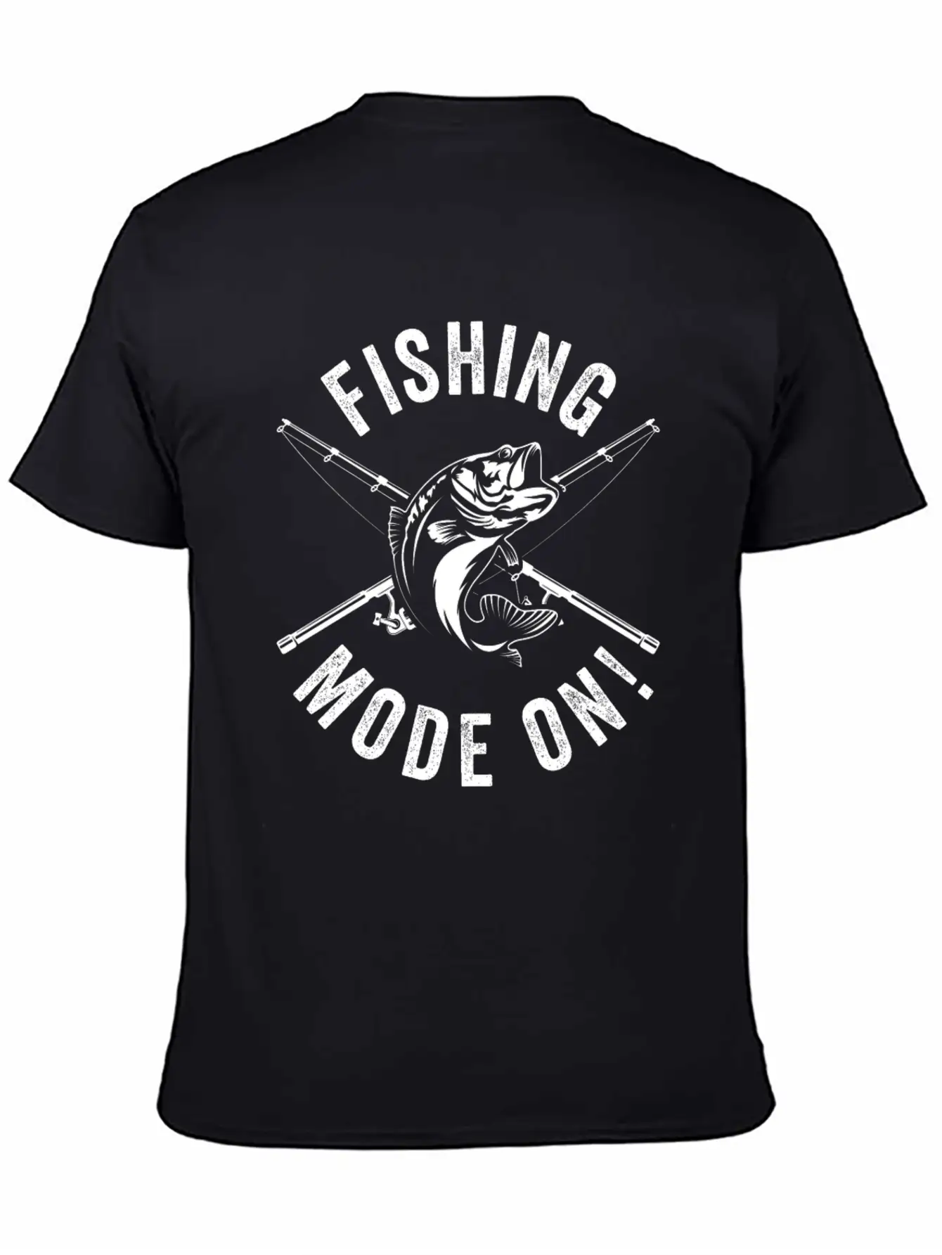 Fishing Mode On - Fisherman Fish Fishing Anglers Stylish Everyday T-Shirt – Unisex Basic Cotton Tee