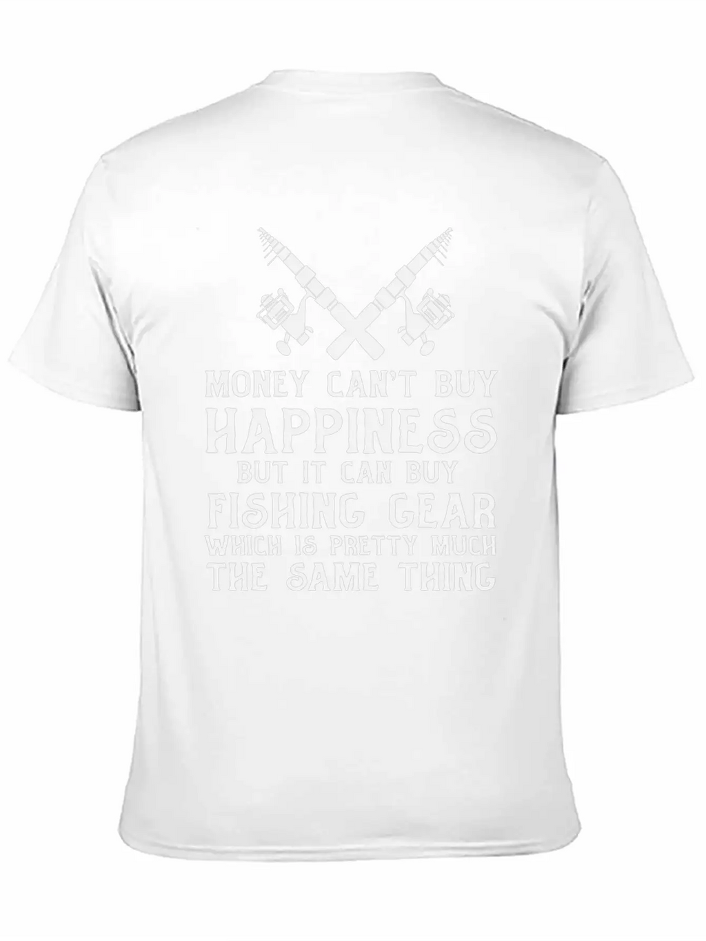 Fishing Money Can't Buy Happiness , Fishing , Fish Breathable Soft Cotton T-Shirt – Timeless Casual Look