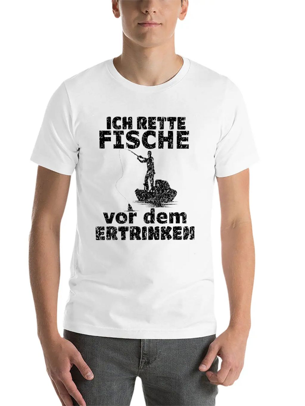 Fishing Unisex Casual T-Shirt – Clean Design For Daily Comfort