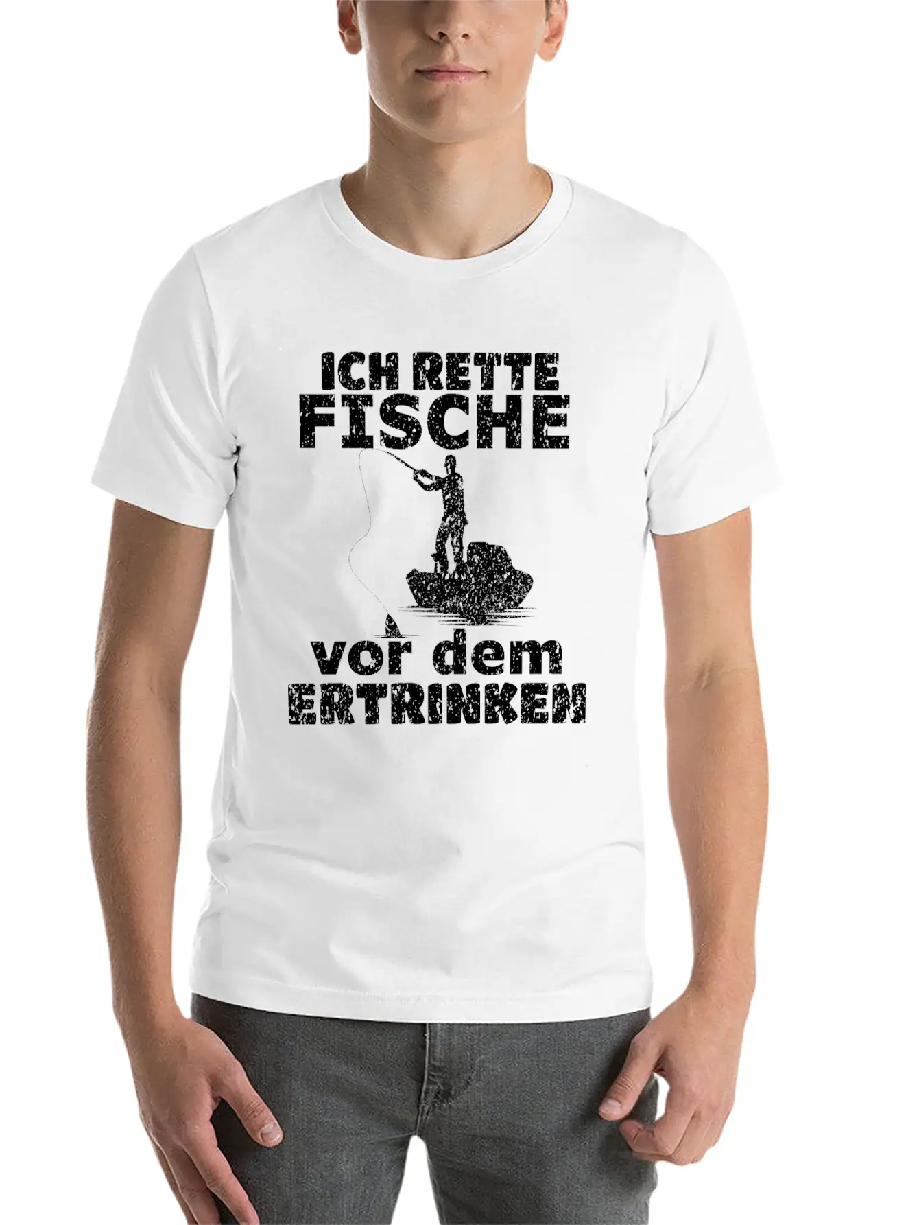 Fishing Unisex Casual T-Shirt – Clean Design For Daily Comfort