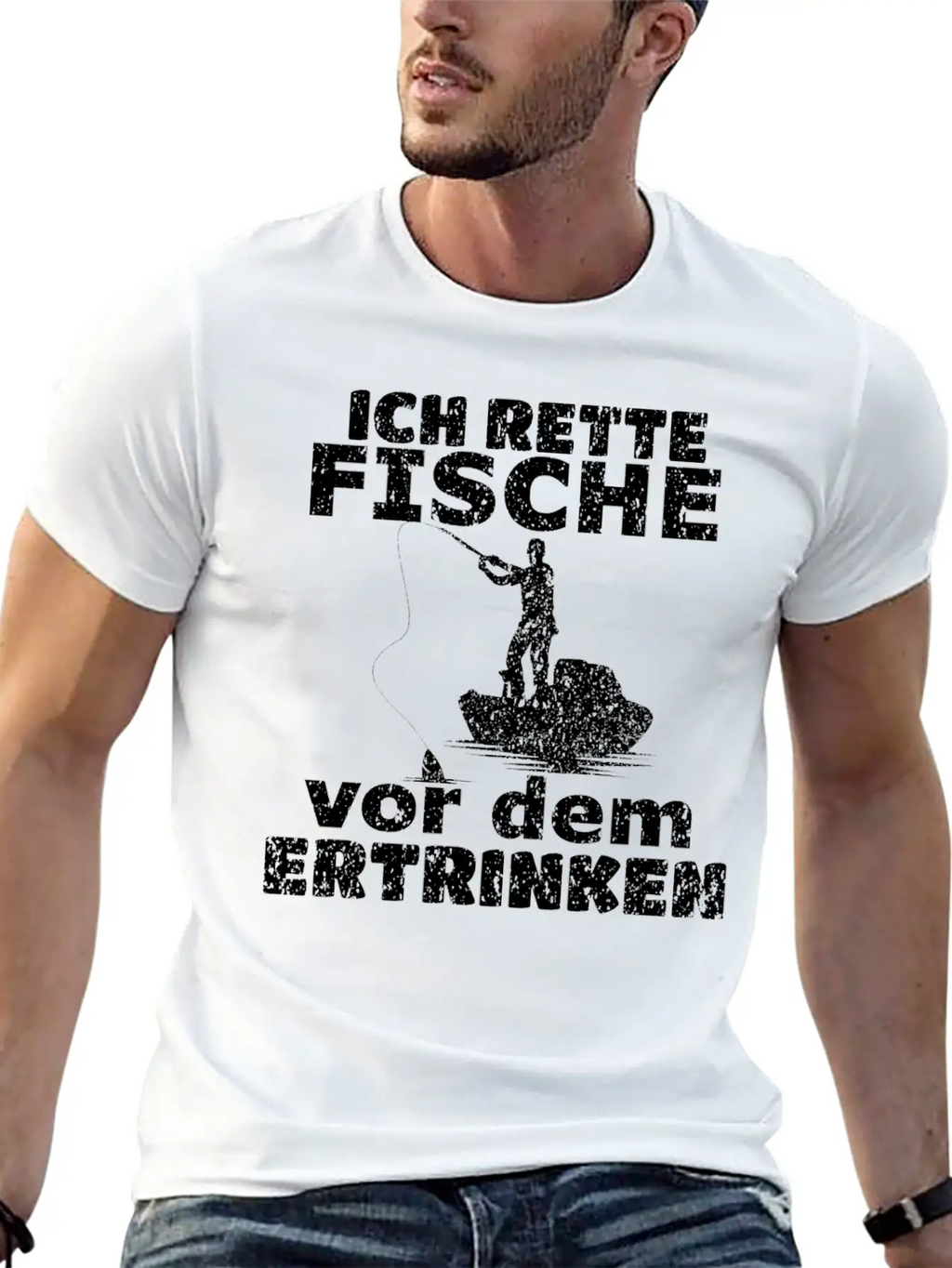 Fishing Unisex Casual T-Shirt – Clean Design For Daily Comfort