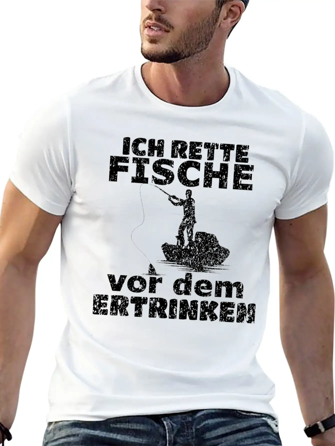 Fishing Unisex Casual T-Shirt – Clean Design For Daily Comfort