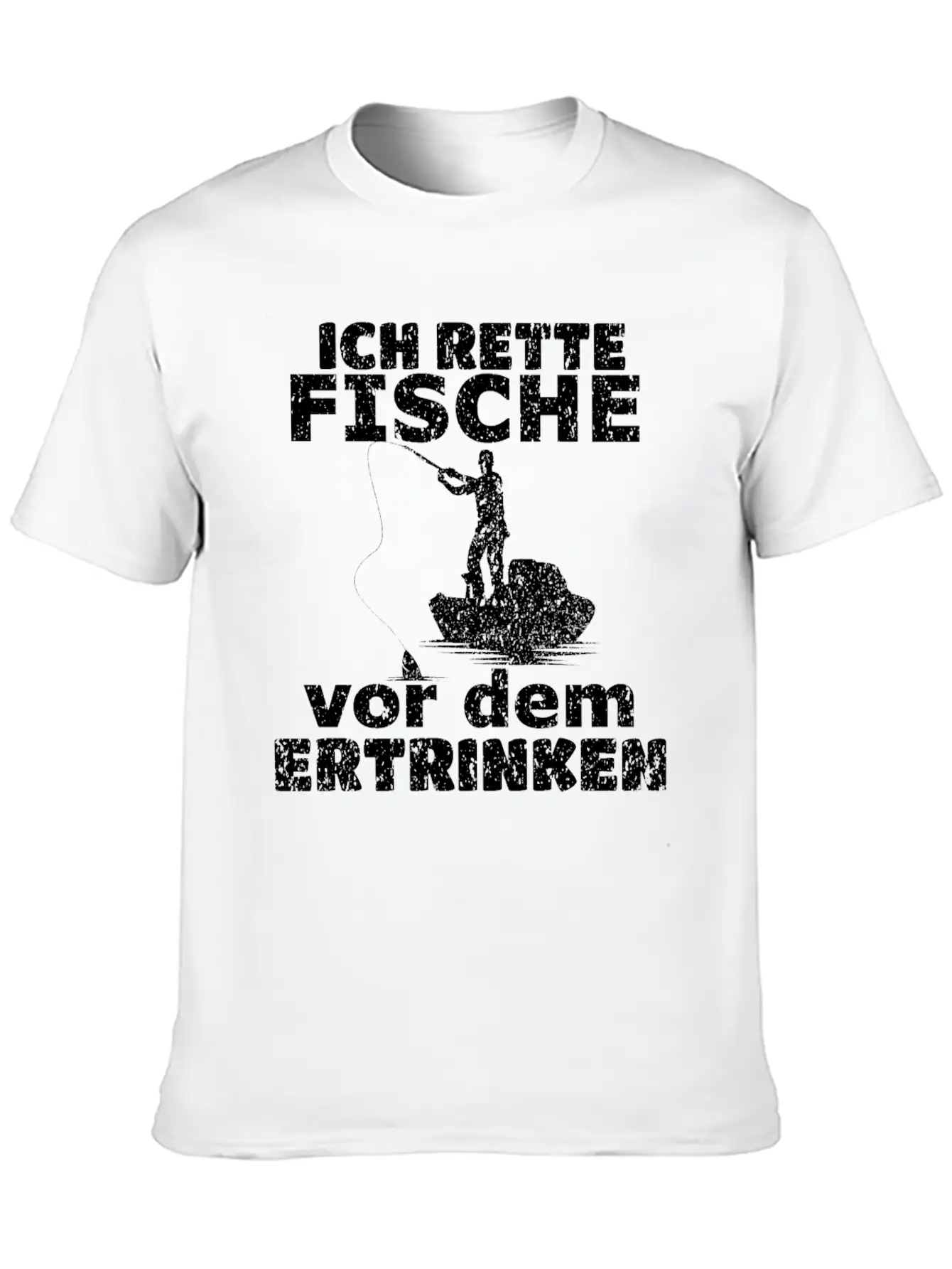Fishing Unisex Casual T-Shirt – Clean Design For Daily Comfort