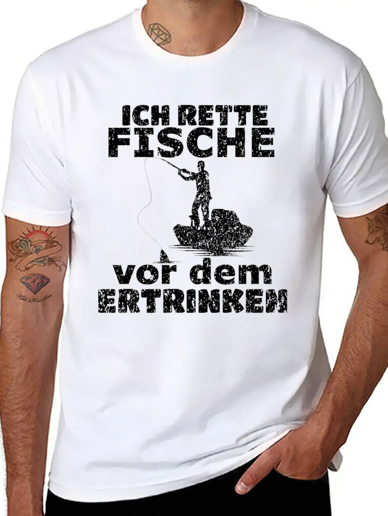 Fishing Unisex Casual T-Shirt – Clean Design For Daily Comfort