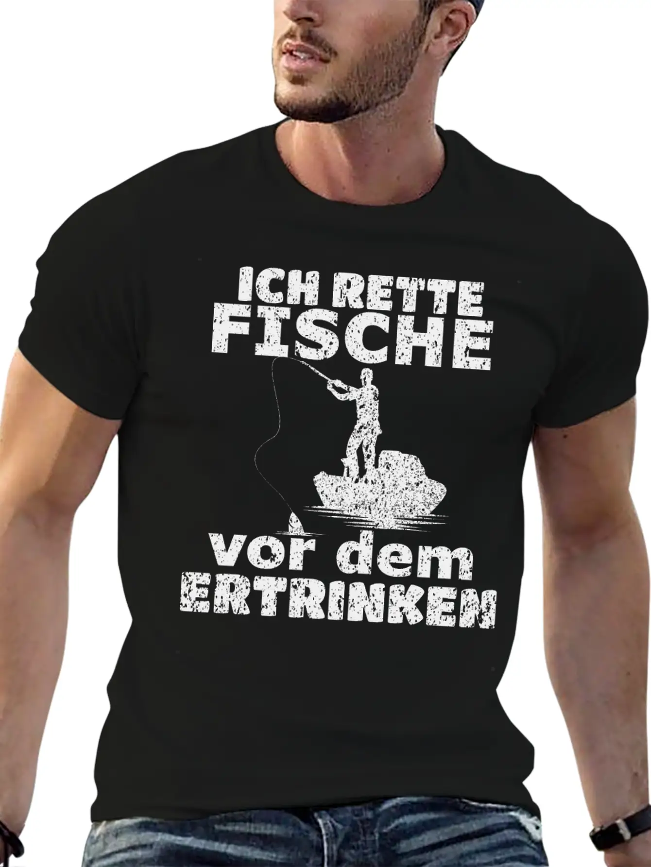 Fishing Unisex Casual T-Shirt – Clean Design For Daily Comfort