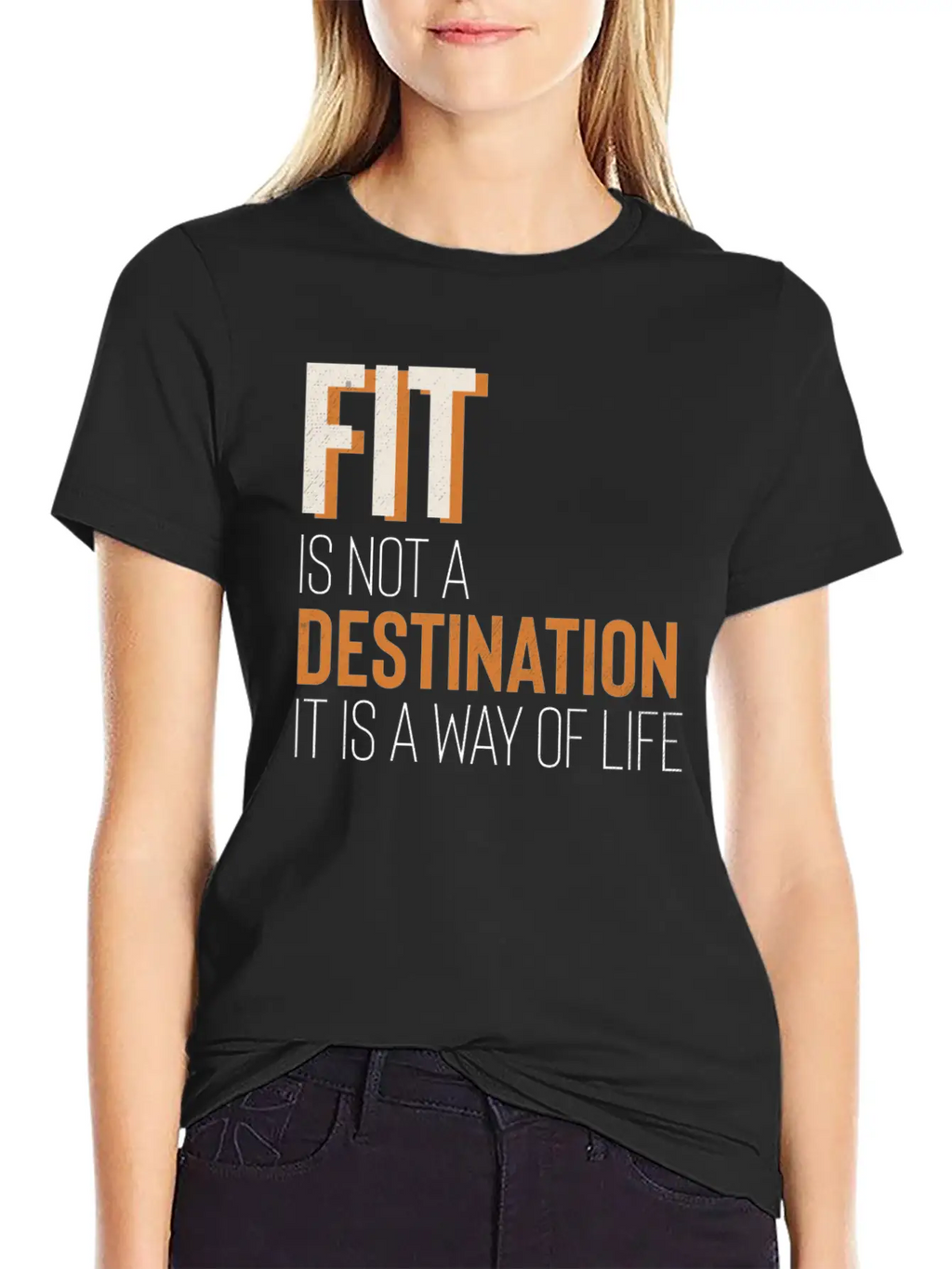 Fit Is Way Of Life Fitness Gym Inspiration Stylish Everyday T-Shirt – Unisex Basic Cotton Tee