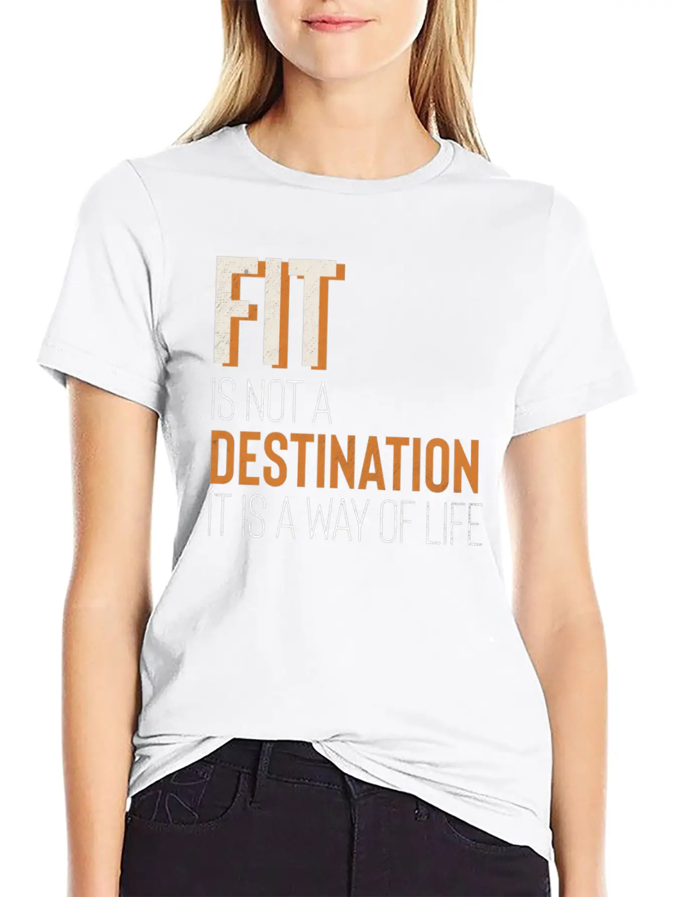 Fit Is Way Of Life Fitness Gym Inspiration Stylish Everyday T-Shirt – Unisex Basic Cotton Tee