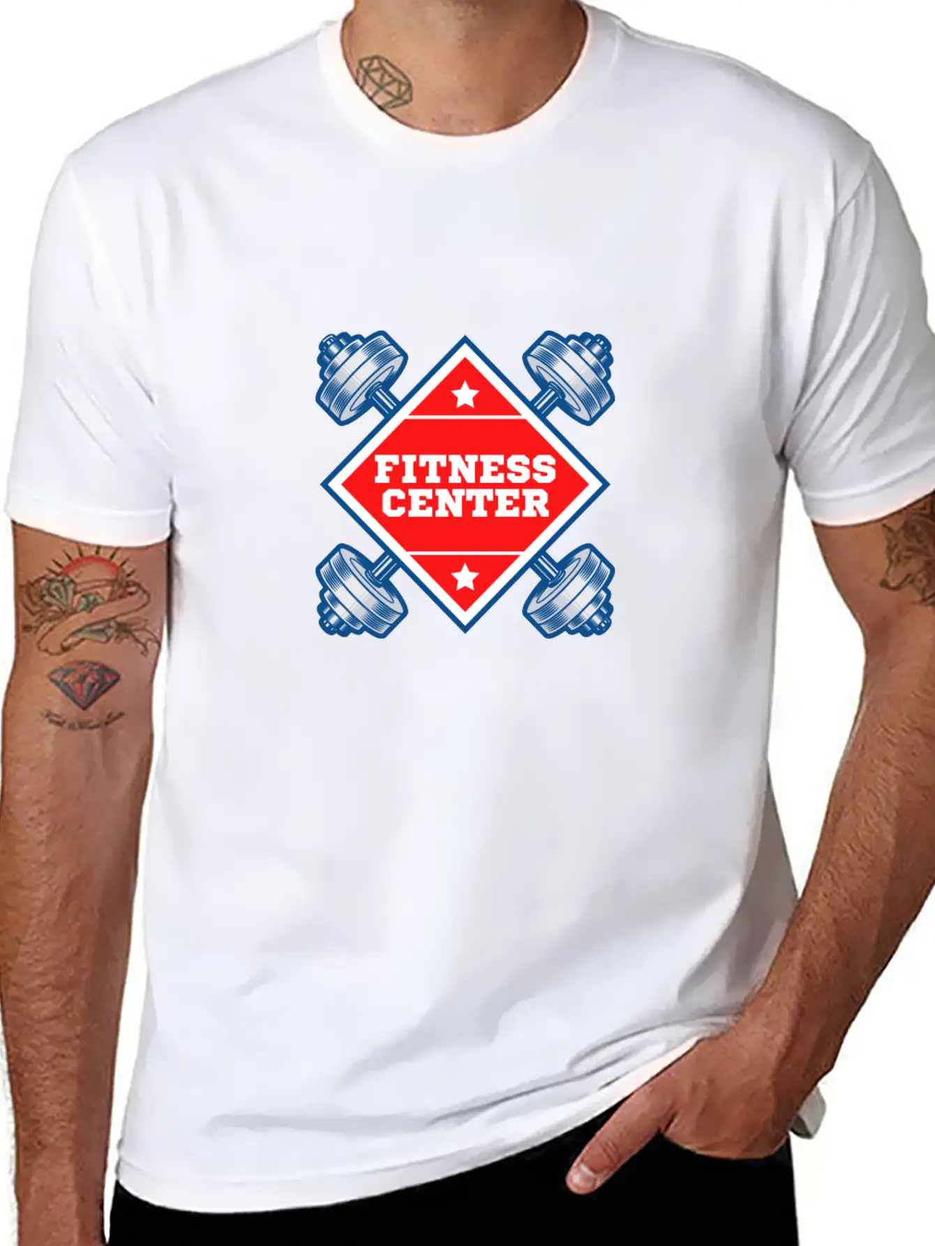 Fitness Centre Casual Graphic T-Shirt – Simple And Comfortable Daily Wear