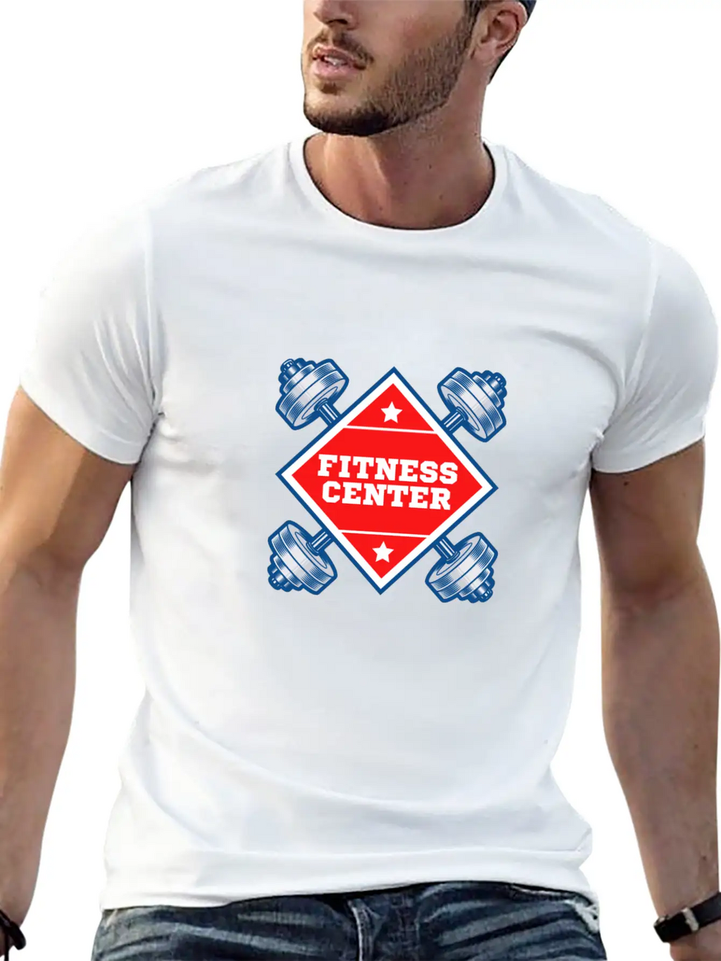 Fitness Centre Casual Graphic T-Shirt – Simple And Comfortable Daily Wear