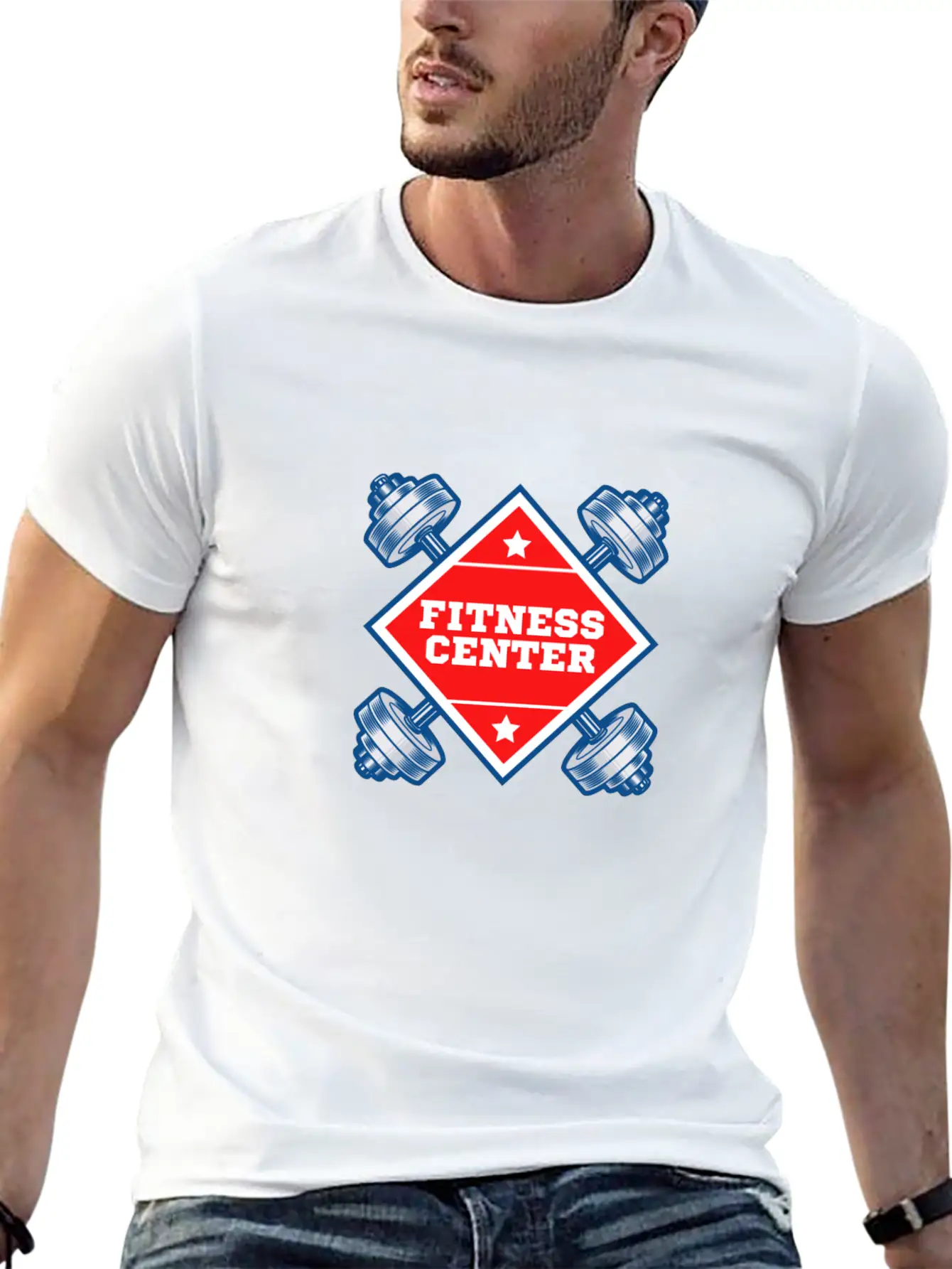 Fitness Centre Casual Graphic T-Shirt – Simple And Comfortable Daily Wear