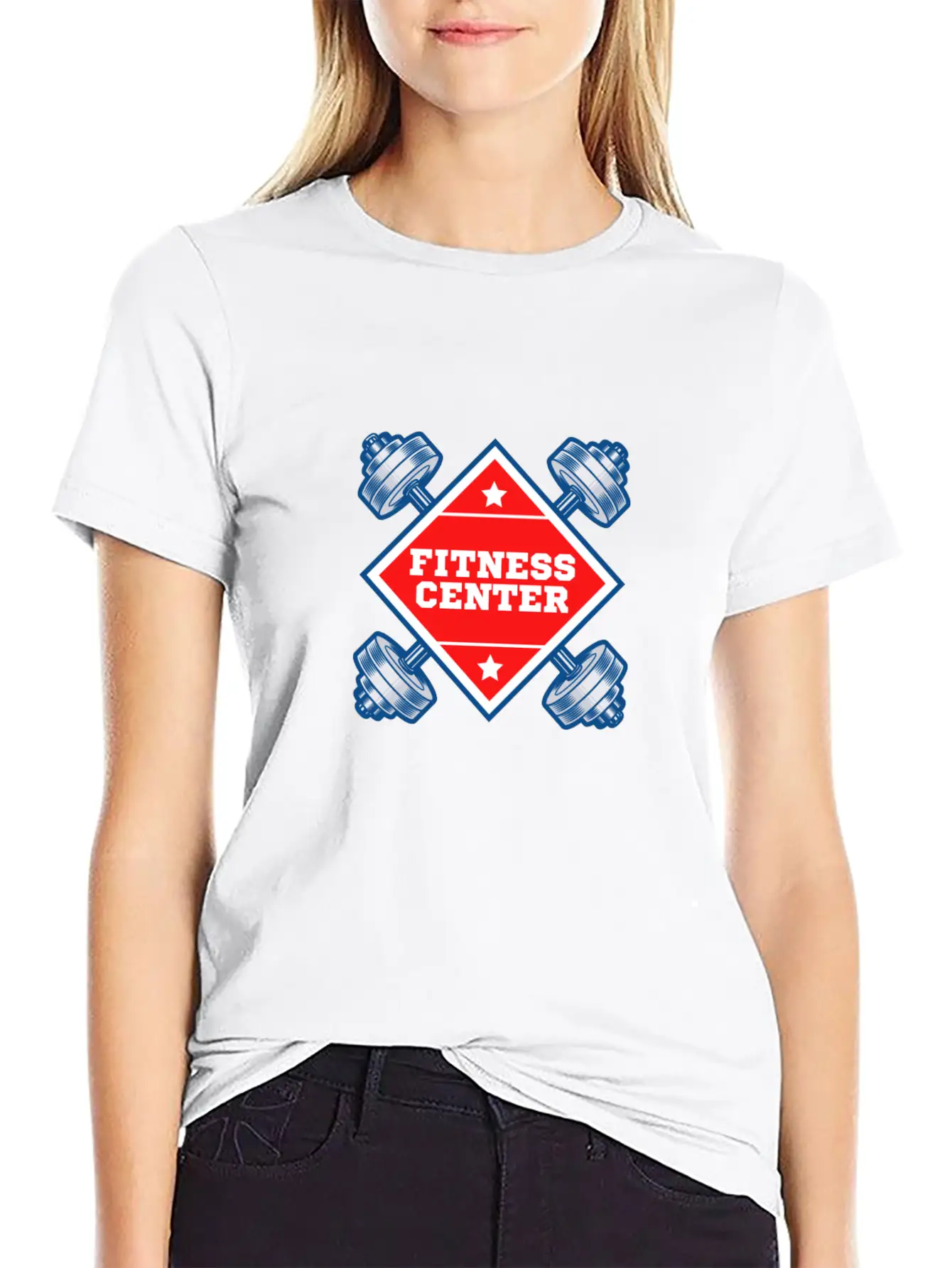 Fitness Centre Casual Graphic T-Shirt – Simple And Comfortable Daily Wear