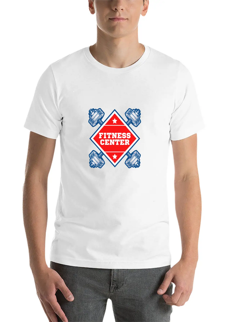 Fitness Centre Casual Graphic T-Shirt – Simple And Comfortable Daily Wear