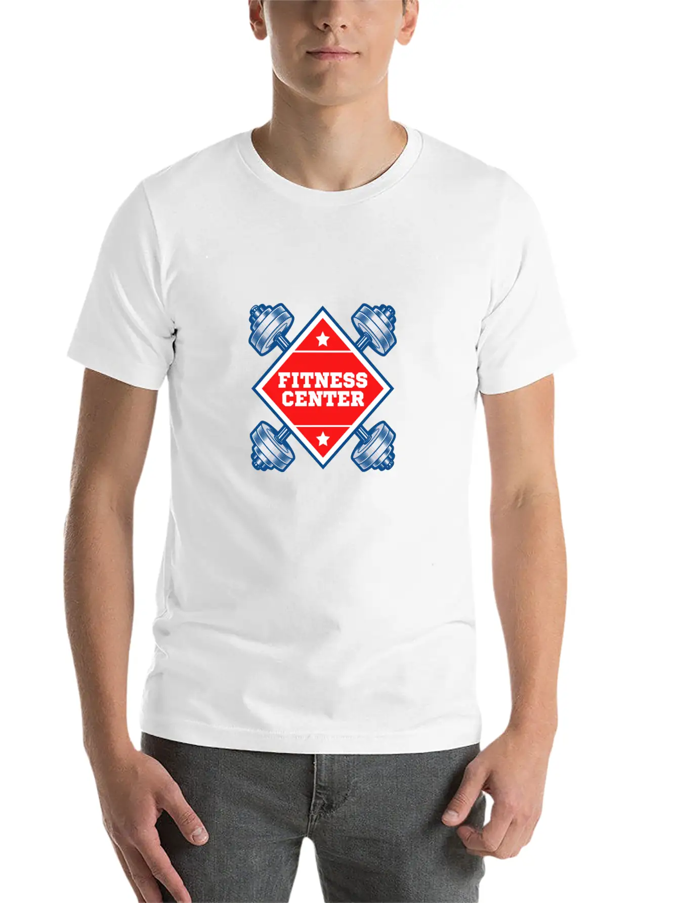 Fitness Centre Casual Graphic T-Shirt – Simple And Comfortable Daily Wear