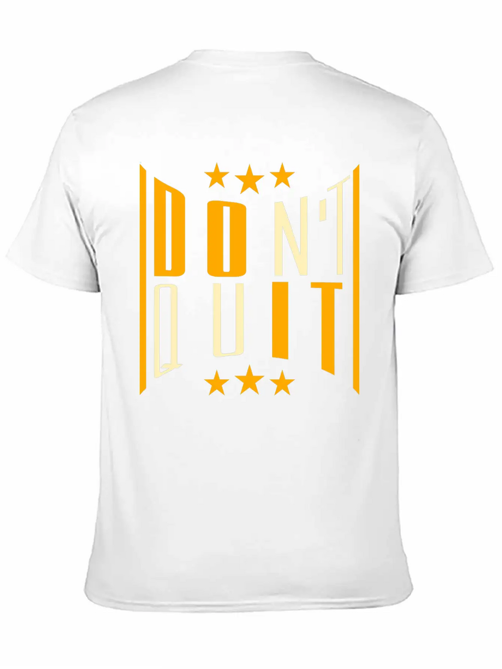 Fitness Cool Text Logo Do Not Quit Do Not Give Up Casual Graphic T-Shirt – Simple And Comfortable Daily Wear