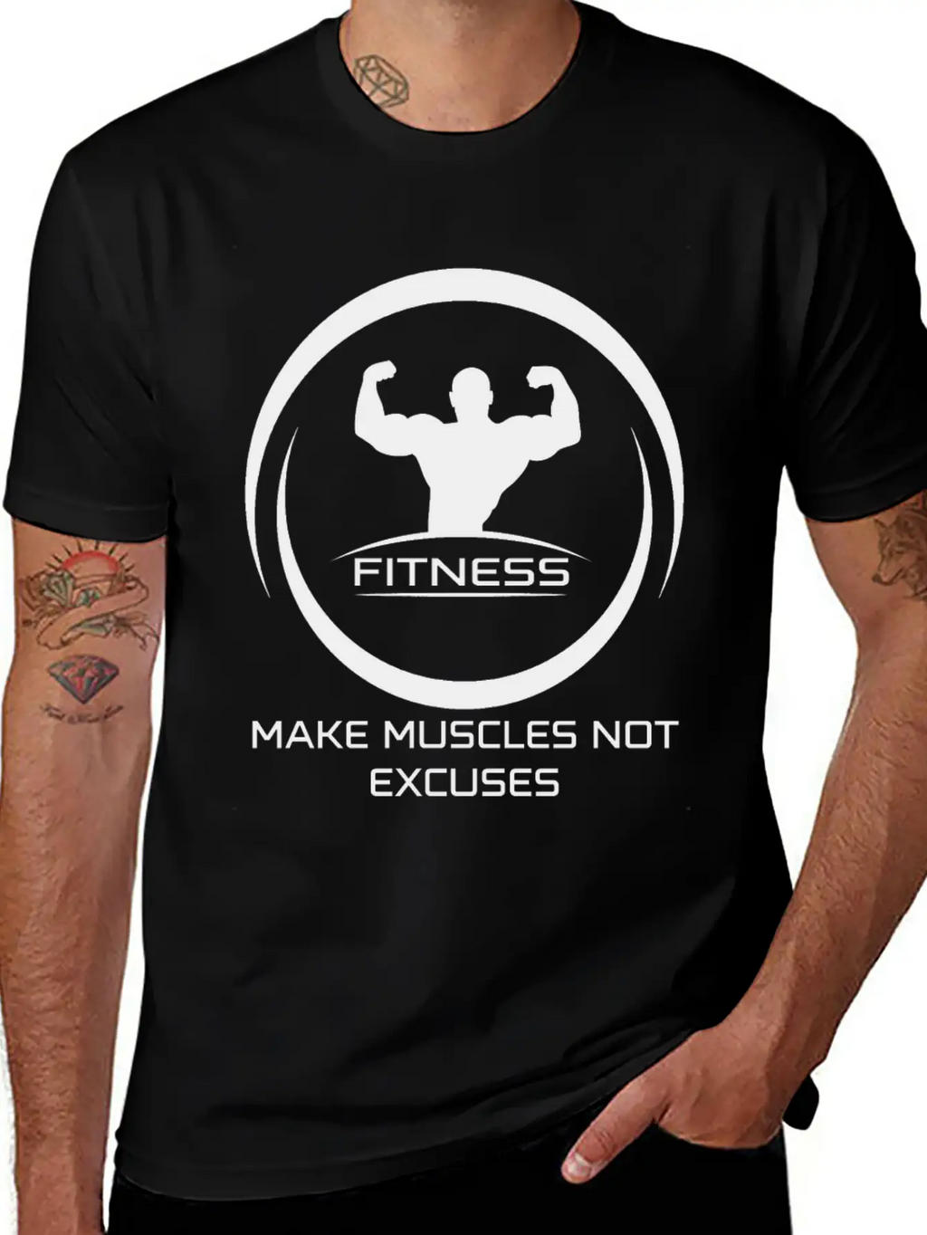 Fitness Motivation Unisex Casual T-Shirt – Clean Design For Daily Comfort