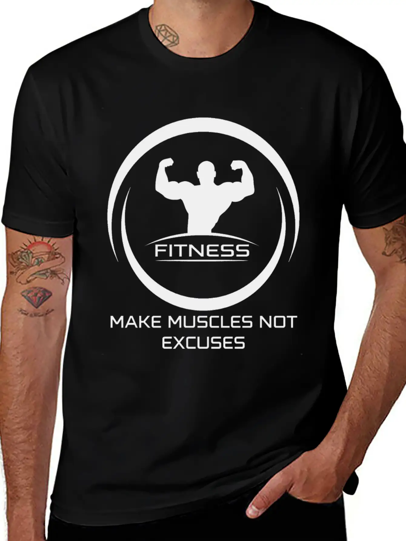 Fitness Motivation Unisex Casual T-Shirt – Clean Design For Daily Comfort