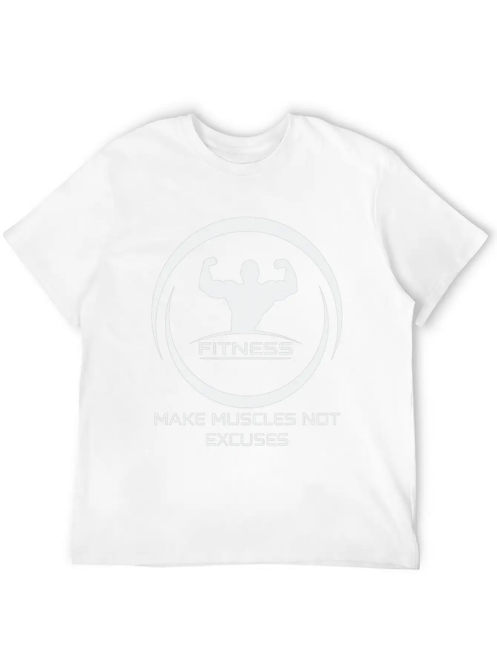 Fitness Motivation Unisex Casual T-Shirt – Clean Design For Daily Comfort
