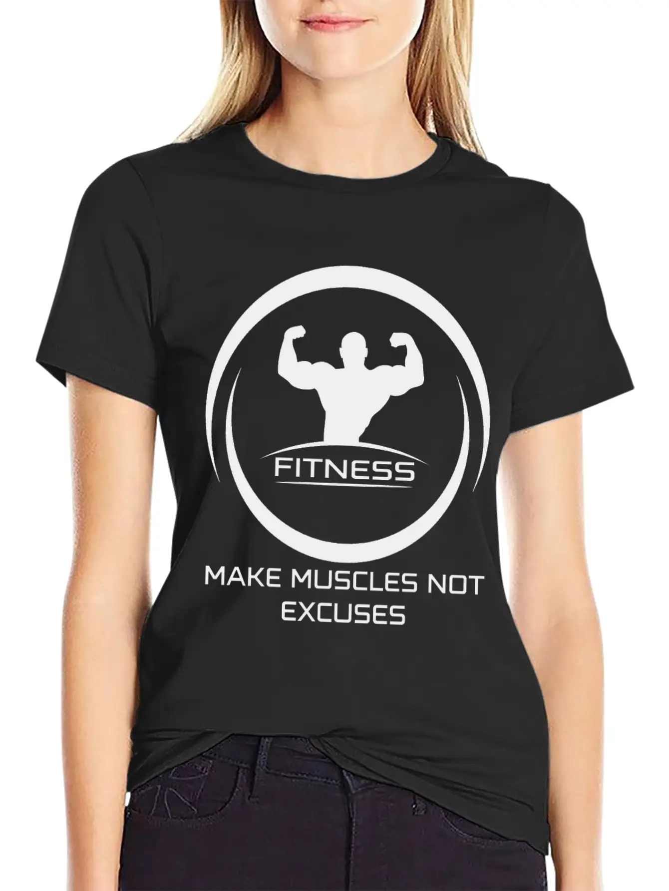 Fitness Motivation Unisex Casual T-Shirt – Clean Design For Daily Comfort