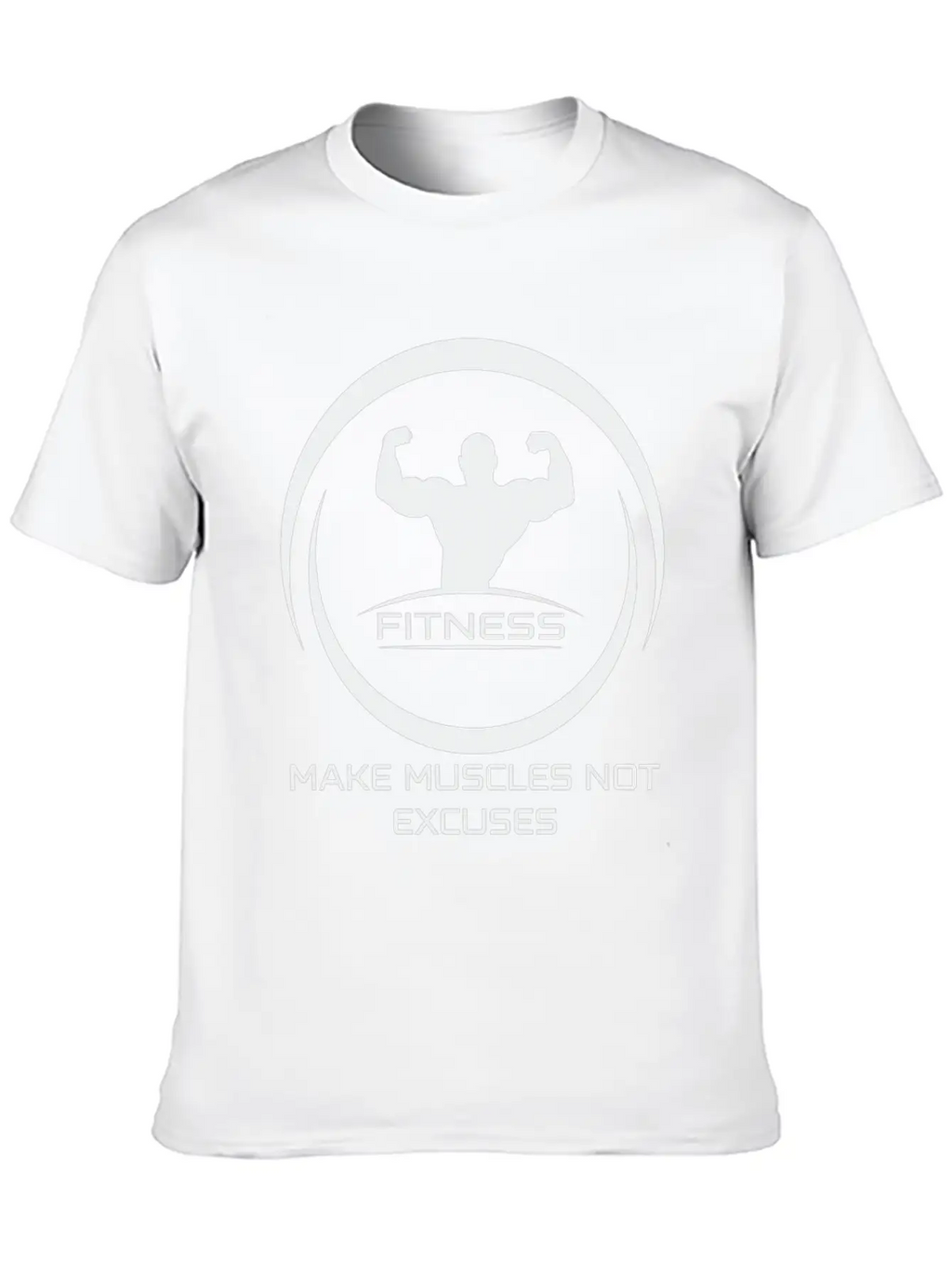 Fitness Motivation Unisex Casual T-Shirt – Clean Design For Daily Comfort